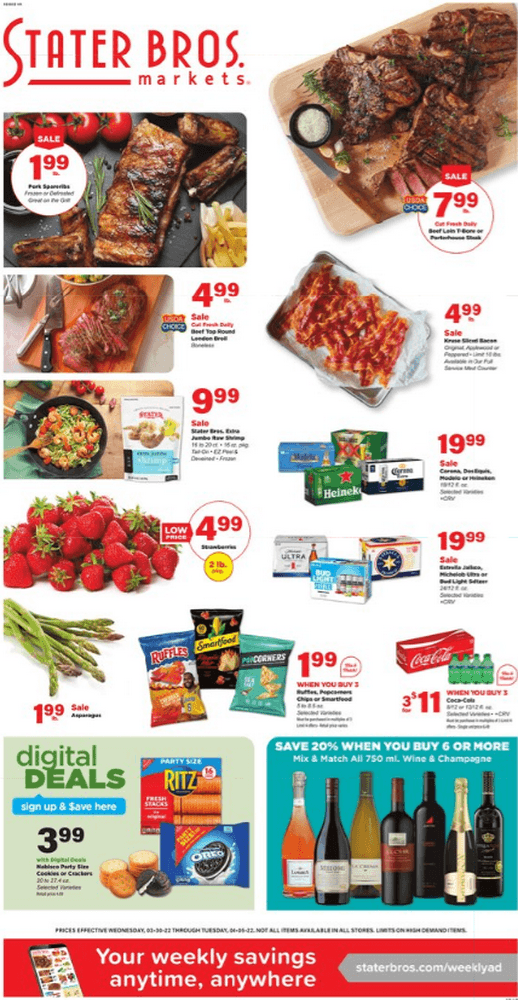 Stater Bros Weekly Flyer Mar 30 Apr 05, 2022