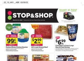 Stop & Shop Weekly Ad Mar 25 – Mar 31, 2022