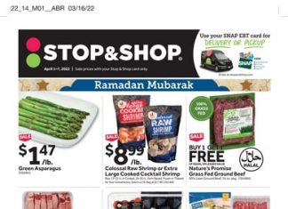 Stop & Shop Weekly Ad Apr 01 – Apr 07, 2022