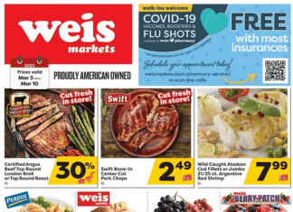 Weis Markets Weekly Sale Mar 03 – Mar 10, 2022