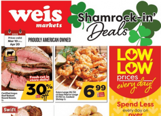 Weis Markets Weekly Sale Mar 10 – Apr 20, 2022