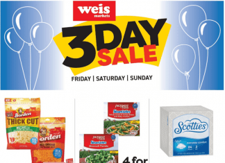 Weis Markets Three Day Ad Mar 11 – Mar 13, 2022