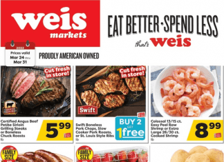 Weis Markets Weekly Sale Mar 24 – Mar 31, 2022