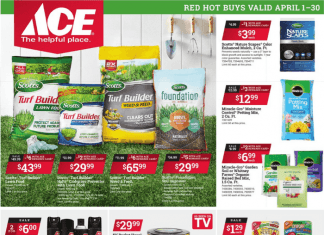 ACE Hardware Red Hot Buy Monthly Ad Apr 01 – Apr 30, 2022