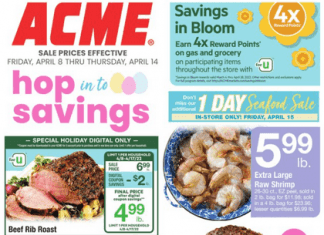 ACME Weekly Ad Apr 08 – Apr 14, 2022 (Easter Promotion Included)