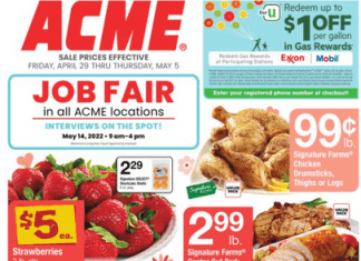 ACME Weekly Ad Apr 29 – May 05, 2022 (Mother’s Day Promotion Included)