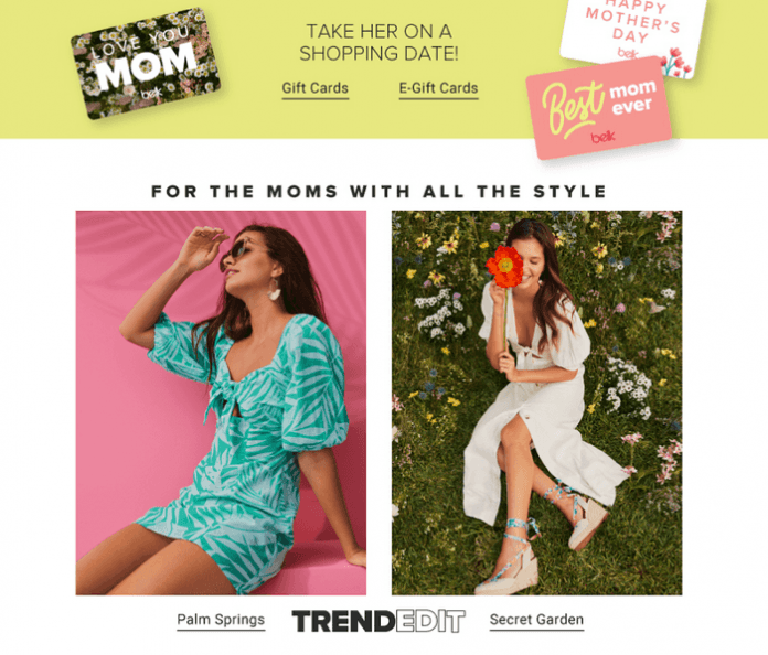 Belk Mother's Day Flyer Sales