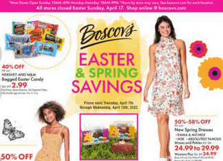 Boscov’s Weekly Ad Apr 07 – Apr 13, 2022