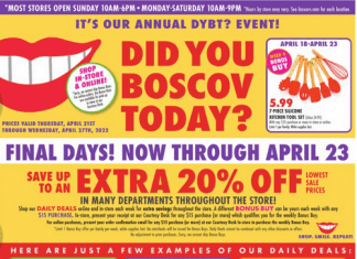 Boscov’s Weekly Ad Apr 21 – Apr 27, 2022