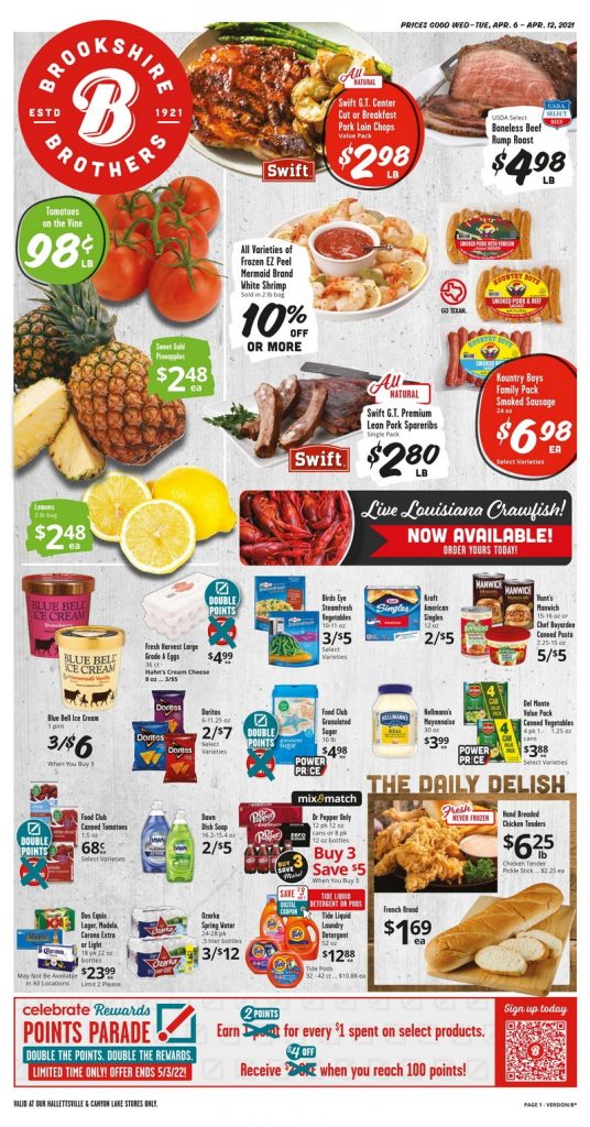 Brookshire Brothers Weekly Ad Apr 06 Apr 12, 2022