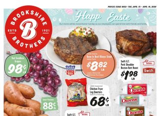 Brookshire Brothers Weekly Ad Apr 13 – Apr 19, 2022