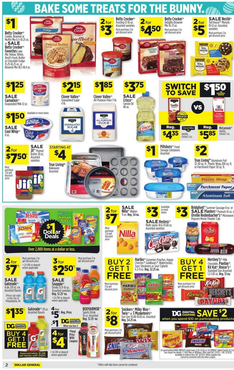 Dollar General Weekly Ad Apr 10 Apr 16, 2022 (Easter Promotion Included)