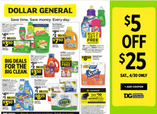 Dollar General Weekly Ad Apr 24 – Apr 30, 2022