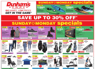 Dunham’s Sports Weekly Ad Apr 16 – Apr 21, 2022
