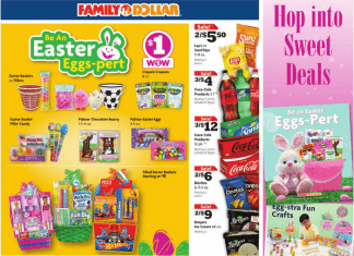 Family Dollar Weekly Ad Apr 10 – Apr 16, 2022 (Easter Promotion Included)