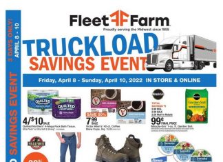 Fleet Farm Truckload Savings Event Apr 08 – Apr 10, 2022