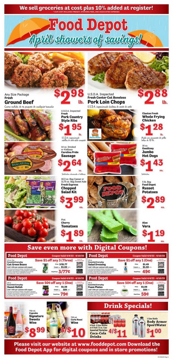 Food Depot Weekly Ad Apr 04 Apr 10, 2022