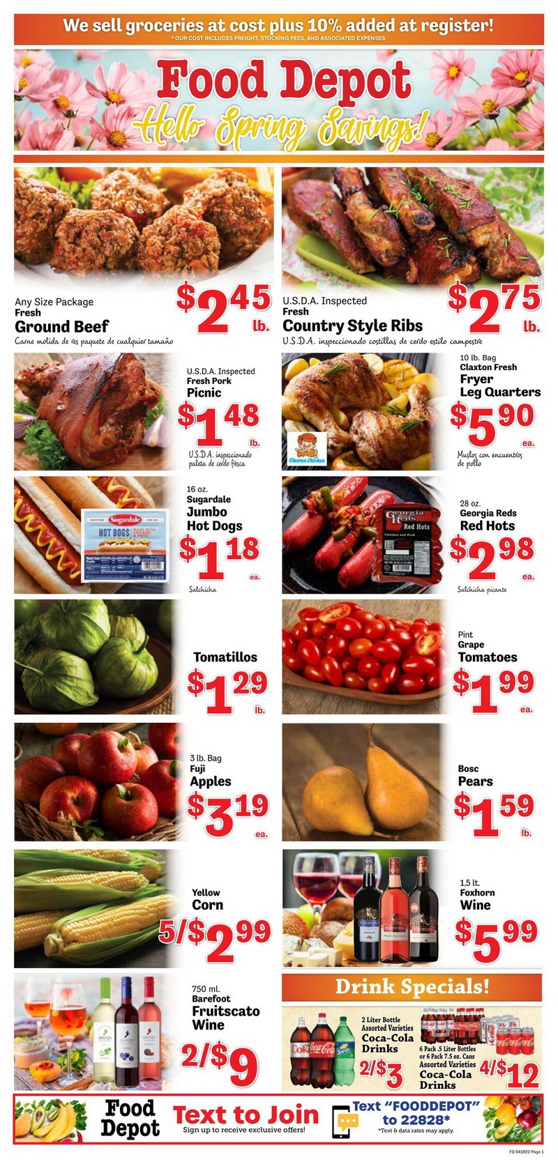 Food Depot Weekly Ad Apr 18 Apr 24, 2022