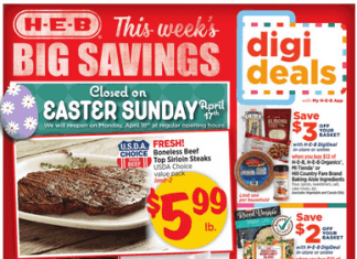 HEB Weekly Ad Apr 13 – Apr 19, 2022