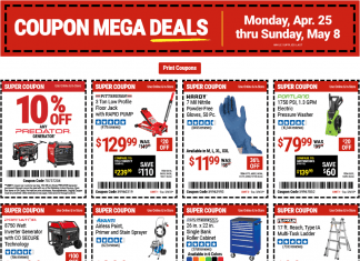 Harbor Freight Coupon Ad Apr 25 – May 08, 2022