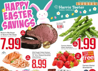 Harris Teeter Weekly Ad Apr 13 – Apr 19, 2022 (Easter Promotion Included)