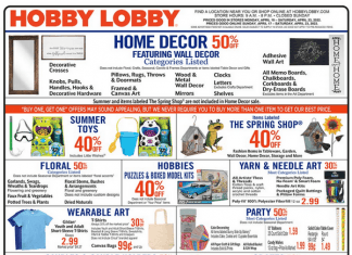 Hobby Lobby Weekly Ad Apr 17 – Apr 23, 2022