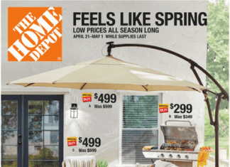 Home Depot Spring Sale Apr 21 – May 01, 2022