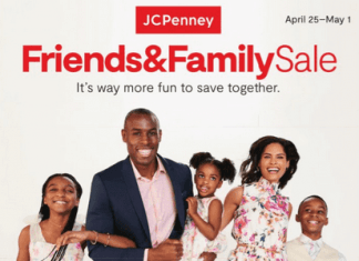 JCPenney Friends And Family Flyer Sale Apr 25 – May 01, 2022