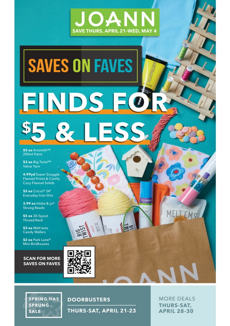 JoAnn Weekly Ad Apr 21 May 04, 2022