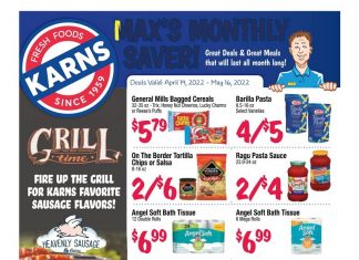 Karns Quality Foods Monthly Ad Apr 19 – May 16, 2022