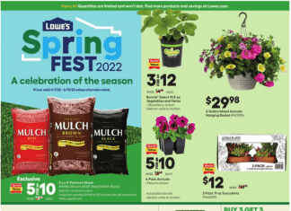 Lowe’s Weekly Ad Apr 07 – Apr 13, 2022