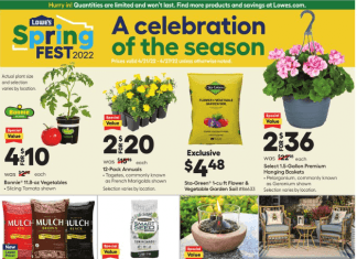 Lowe’s Weekly Ad Apr 21 – Apr 27, 2022