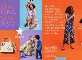 Macy’s Mother’s Day Gift Book Apr 24 – May 08, 2022