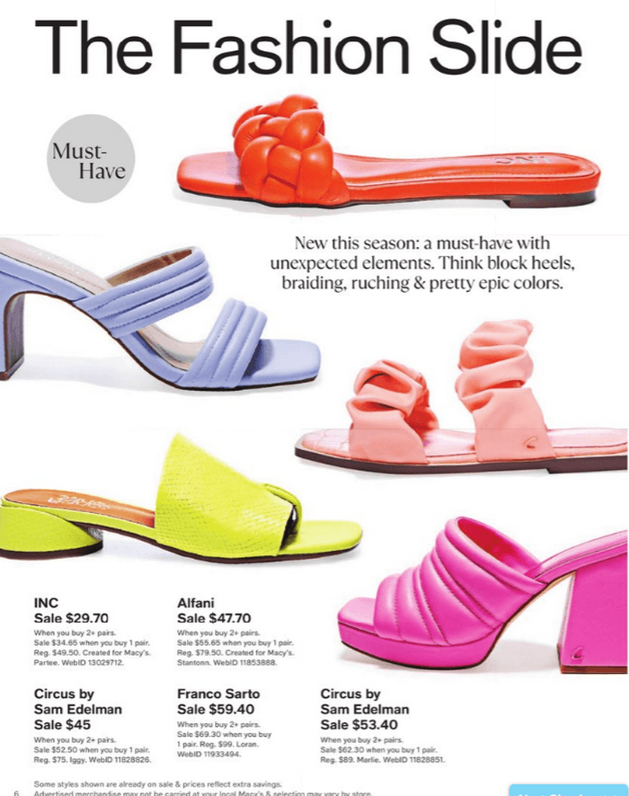 Macy's Great Shoe Sale Book Apr 06 Apr 17, 2022