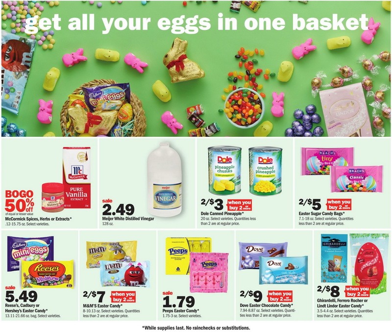 Meijer Easter Ad Apr 03 Apr 09, 2022
