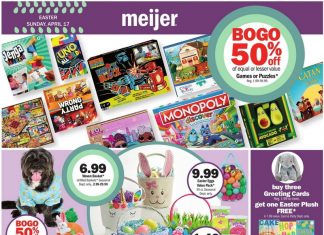 Meijer Easter Ad Apr 10 – Apr 17, 2022