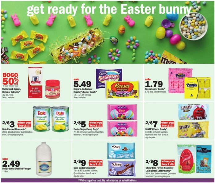 Meijer Easter Ad Apr 10 Apr 17, 2022