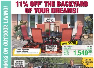 Menards Outdoor Living Sale Apr 06 – Apr 16, 2022