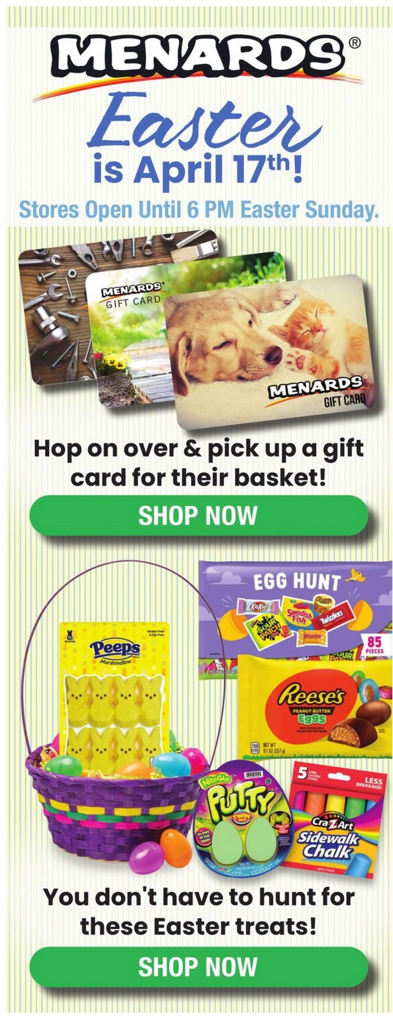 Menards Weekly Ad Apr 07 Apr 16, 2022 (Easter Promotion Included)