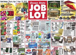 Ocean State Job Lot Weekly Ad Apr 07 – Apr 13, 2022