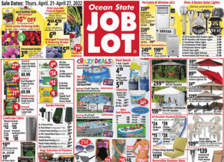 Ocean State Job Lot Weekly Ad Apr 21 – Apr 27, 2022