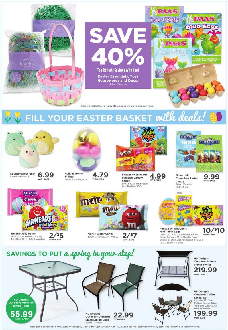 QFC Weekly Flyer Apr 06 Apr 12, 2022 (Easter Promotion Included)