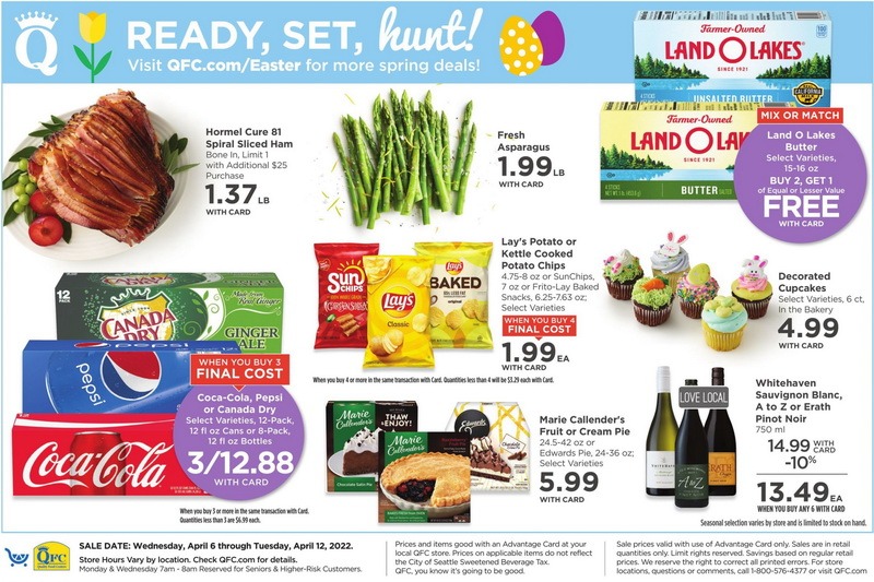 QFC Weekly Flyer Apr 06 Apr 12, 2022 (Easter Promotion Included)