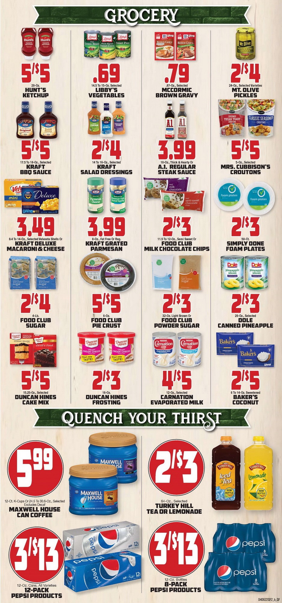 Quality Foods Weekly Ad Apr 06 Apr 12, 2022