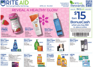 Rite Aid Weekly Ad Apr 24 – Apr 30, 2022