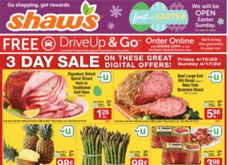 Shaw’s Weekly Ad Apr 15 – Apr 21, 2022 (Easter Promotion Included)
