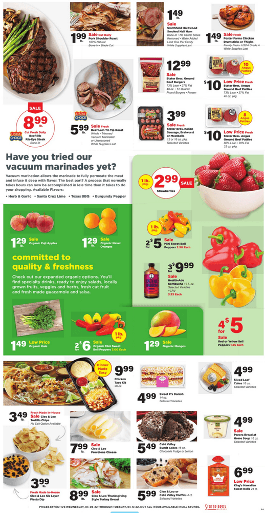 Stater Bros Weekly Ad Apr 06 Apr 12, 2022 (Easter Promotion Included)