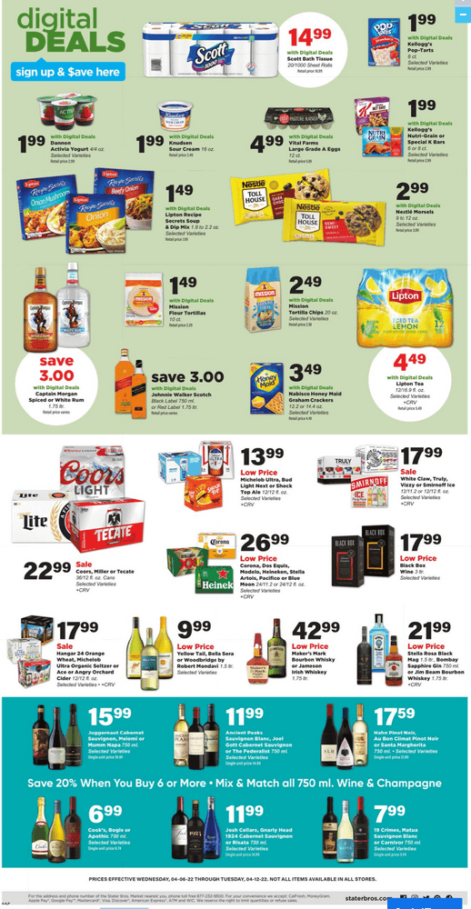Stater Bros Weekly Ad Apr 06 Apr 12, 2022 (Easter Promotion Included)