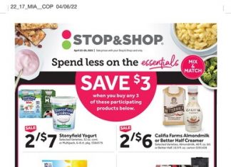 Stop & Shop Weekly Ad Apr 22 – Apr 28, 2022