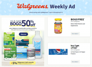 Walgreens Weekly Ad Apr 24 – Apr 30, 2022